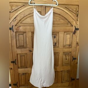 Vintage Victoria Secret Pink Silk Slip Nightgown M